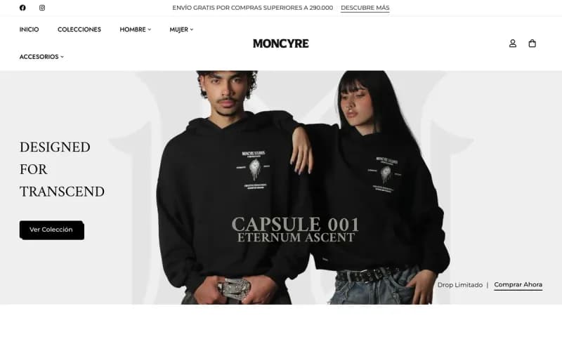 Moncyre Studios · Tienda Online de Moda Urbana